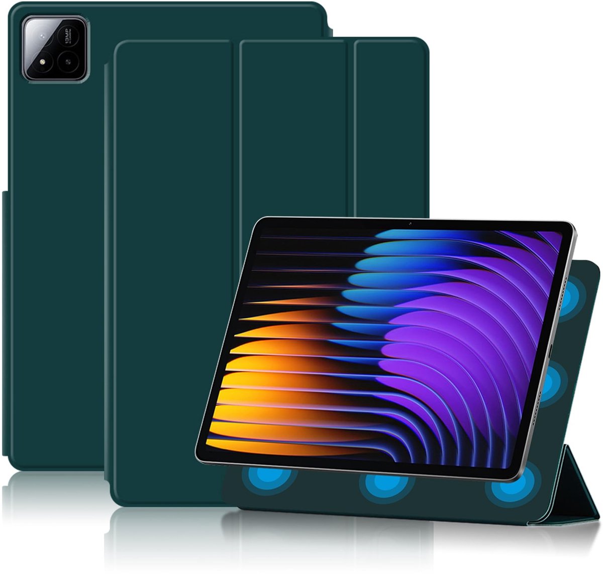 Elzusha - Magnetische Beschermcase voor Xiaomi Pad 7/7 Pro 11.2 Inch