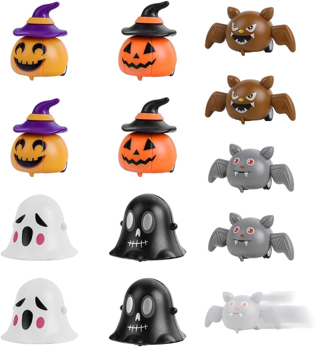 Elzusha - Set van 12 Halloween Opwindspeelgoed voor Kinderen