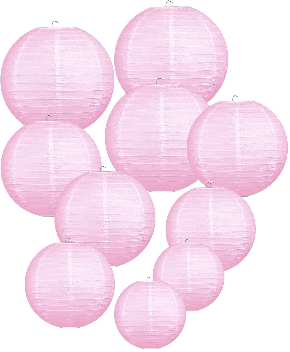 Elzusha - Set van 10 Papieren Lantaarns voor Bruiloft en Feest