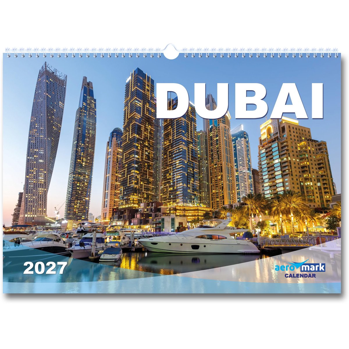Elzusha - Wandkalender 2026 - Dubai met premium foto's - A3 formaat
