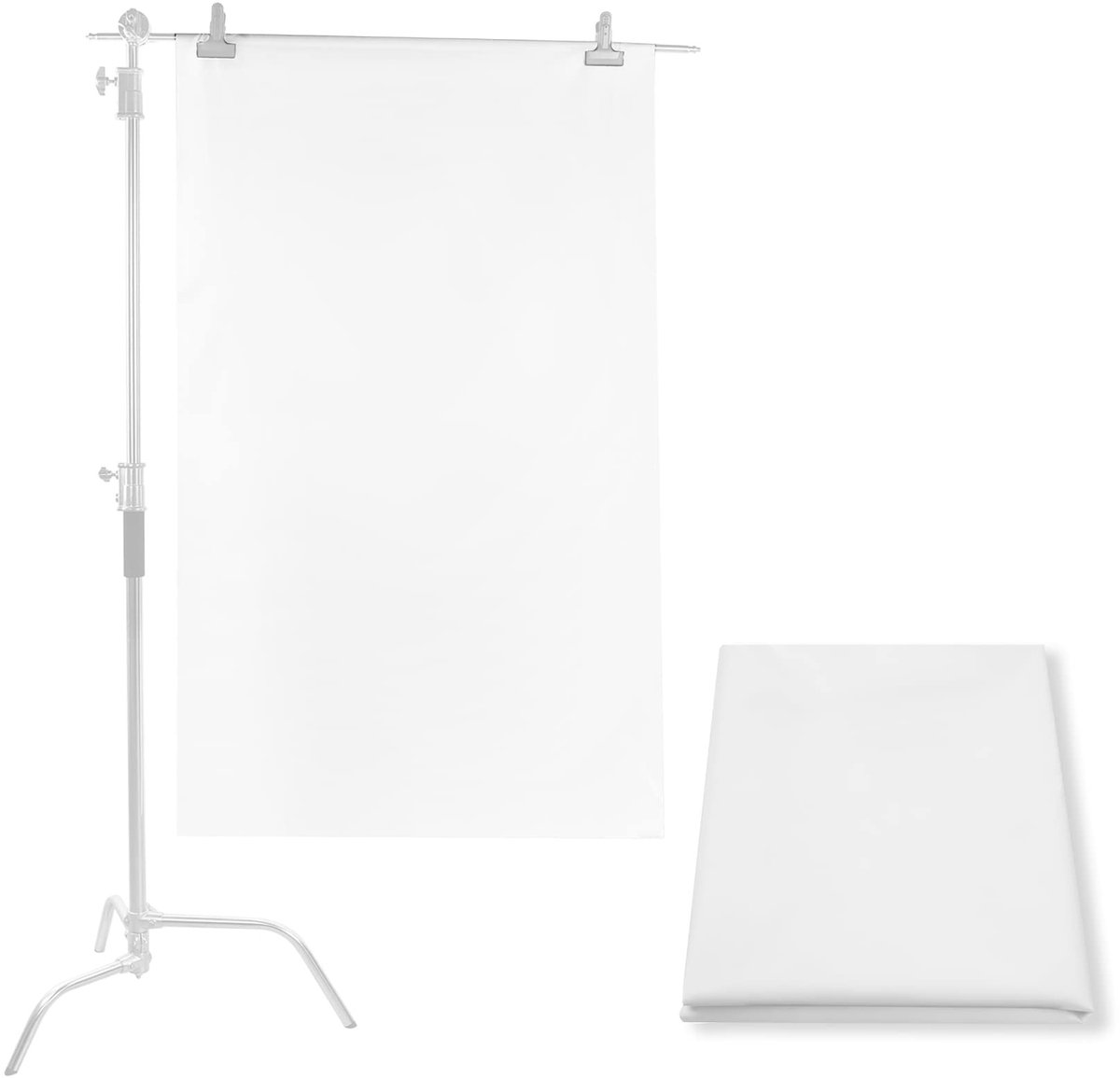 Elzusha - Diffusiedoek voor Studioverlichting - Wit 1.7m