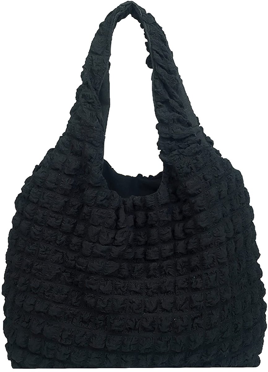 Elzusha - Boho Puffer Tote Bag met Bubble Design
