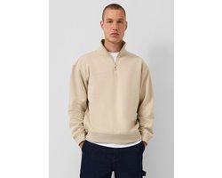 QS - male - Sweatshirt met geborduurd logo