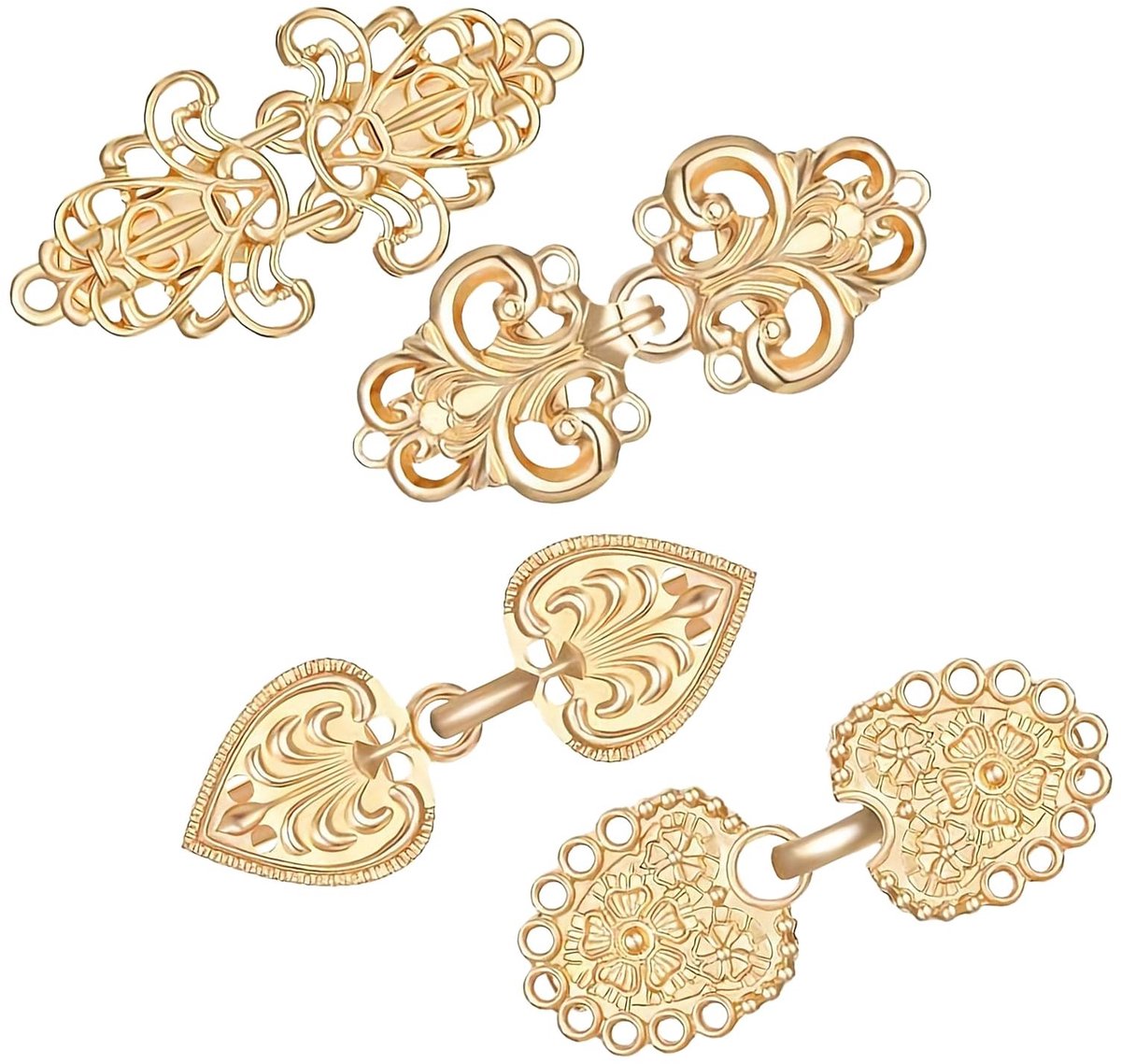 Elzusha - Vintage Sweater Clips Set van 4
