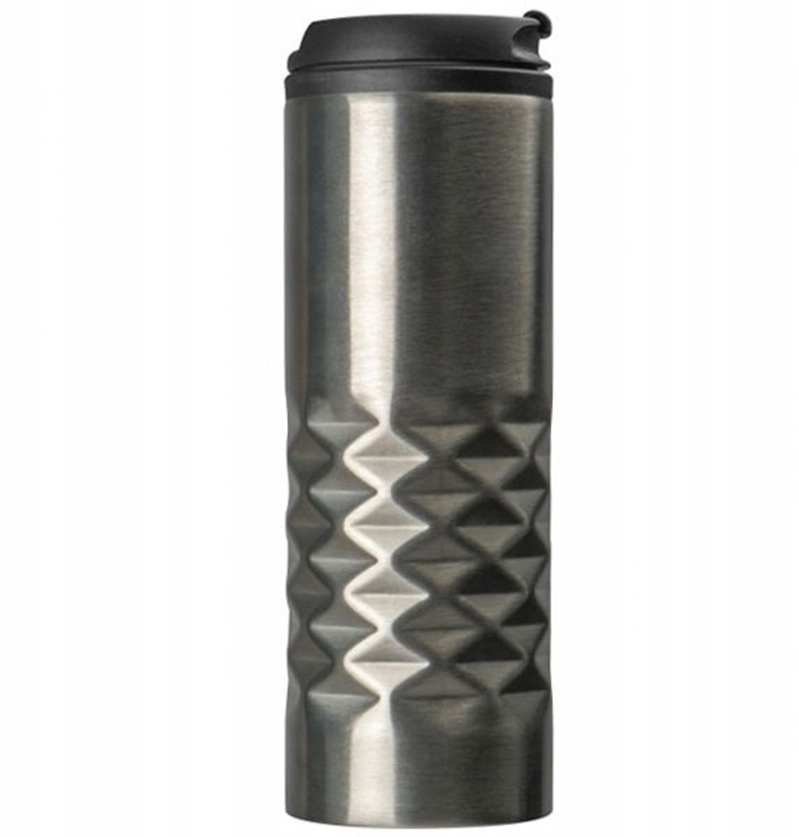 RVS Thermobeker 500ml Grijs met Lekvrij Mondstuk