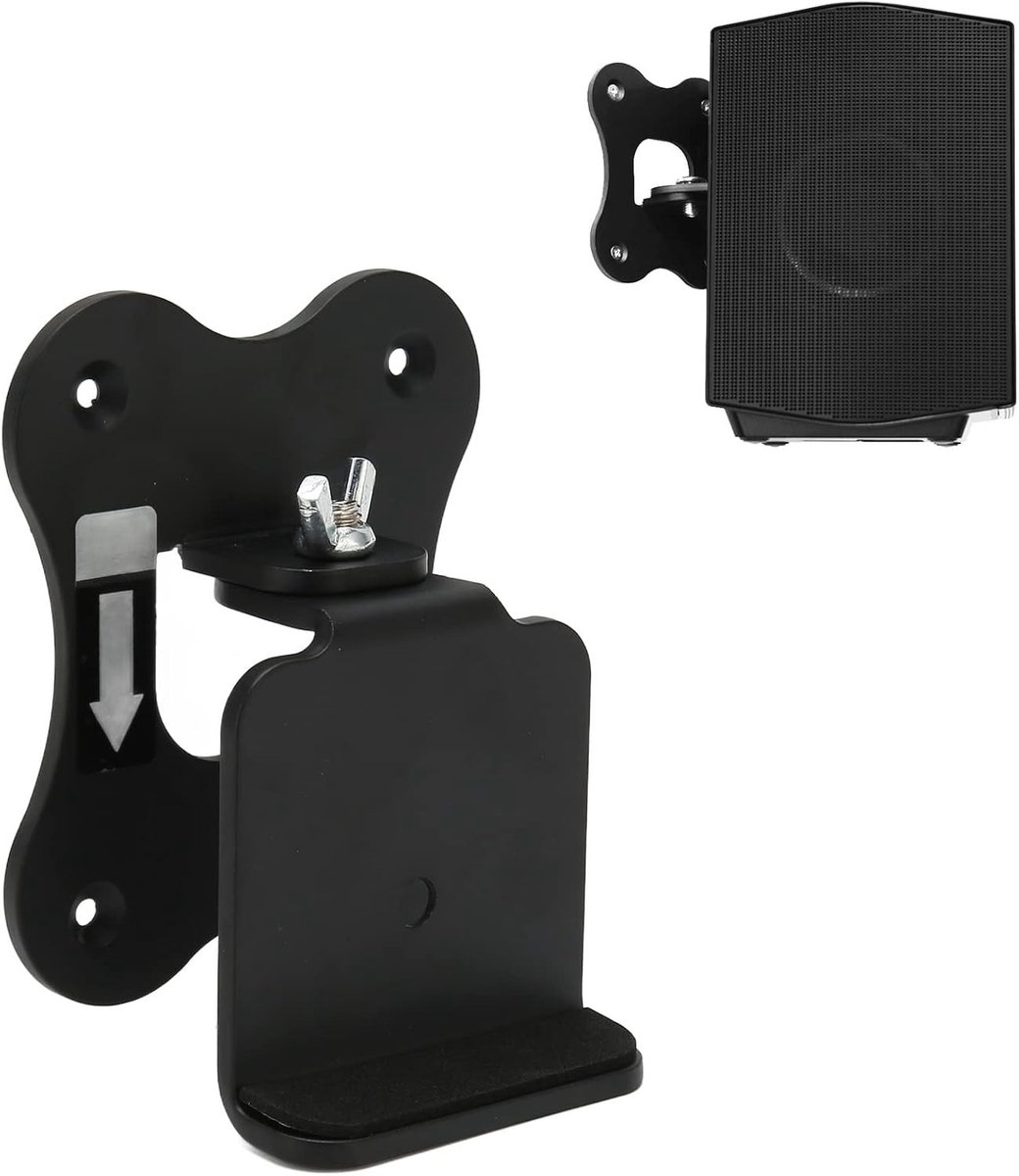 Stevige muurbeugel voor surround sound luidsprekers, geschikt voor metalen kolomluidsprekers en HW Q990B, ideaal voor optimale geluidskwaliteit en ruimtebesparing