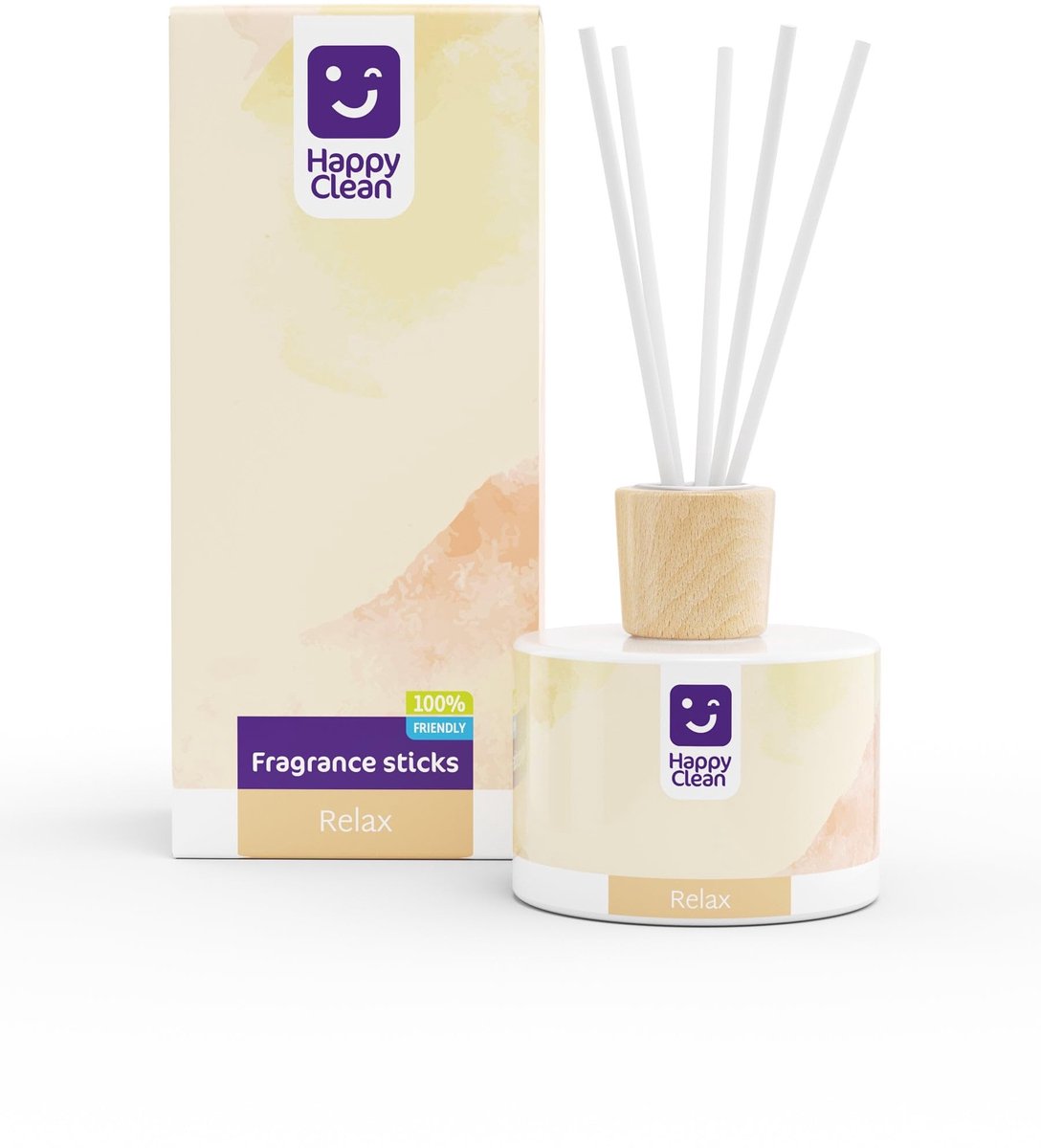 Solidchoice - Geurstokjes 200ml - Ontspanning met Bergamot, Eucalyptus & Lavendel