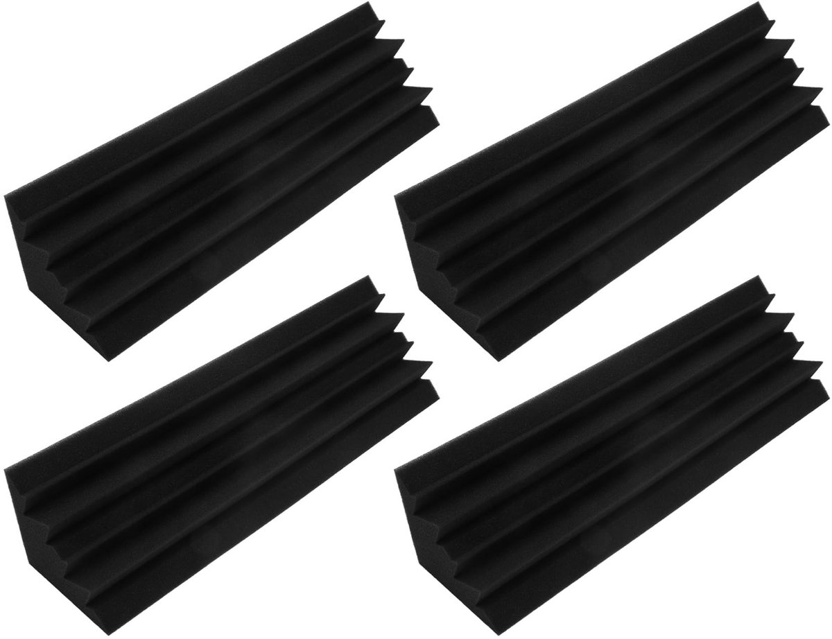 Solidchoice - Akoestische Geluidsisolatie Schuim Wedges 12 x 12 x 48 cm