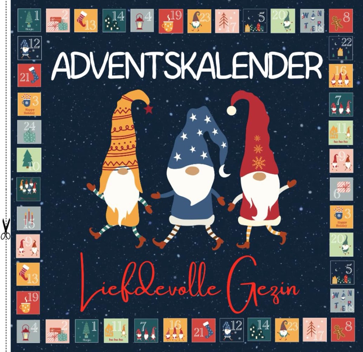 ADVENTSKALENDER Gezin: 24 creatieve activiteiten en spelletjes om fijne momenten tussen ouders en kinderen te delen – - ShopVlot