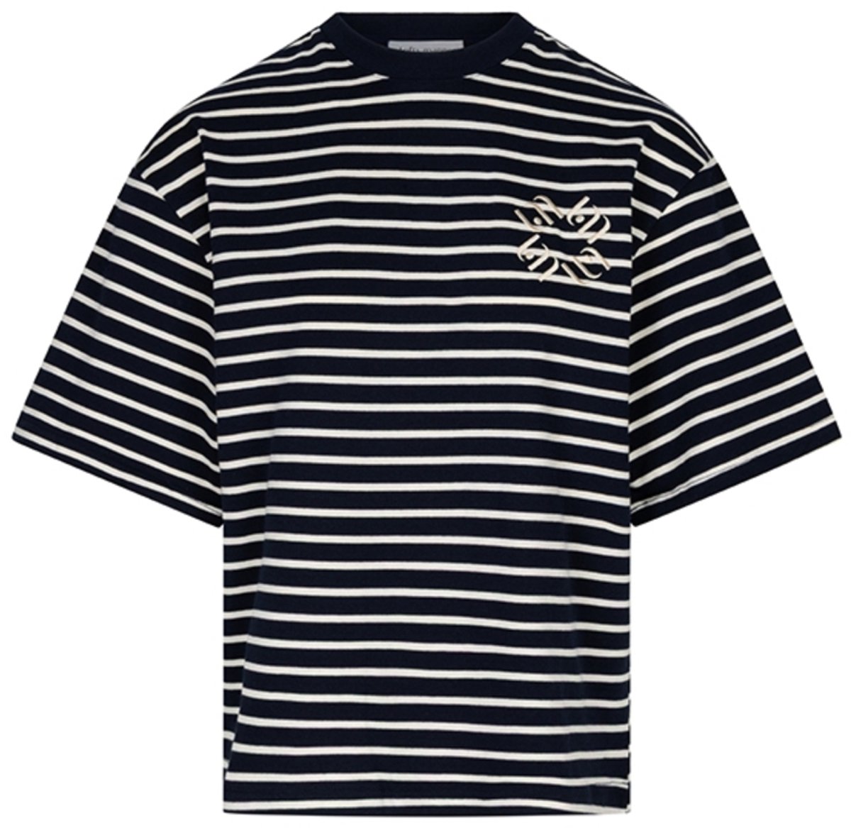 Lofty Manner T-shirt T Shirt Imma Boxy Regular Ri15 Dark Blue Dames Maat - S