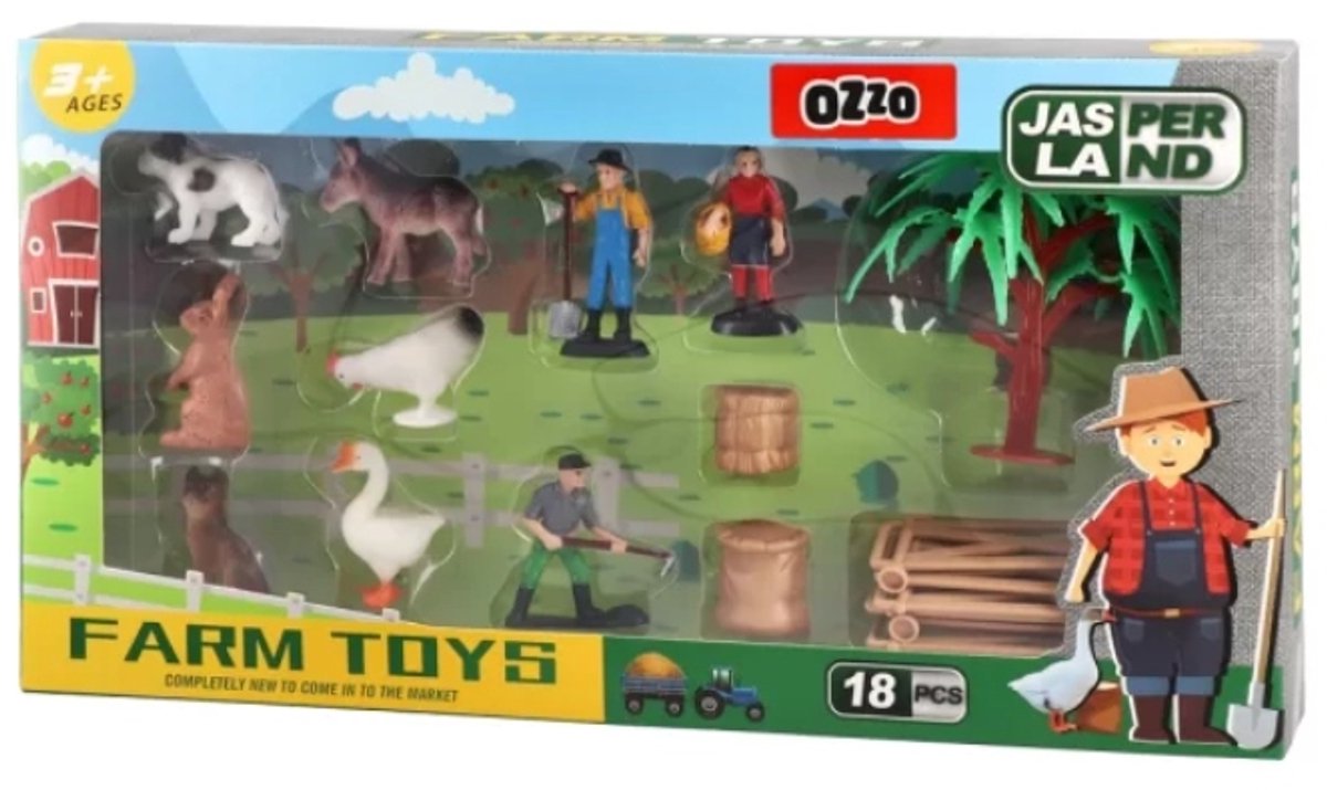 Dieren Speelgoedset - Boerderijfiguren 561243
