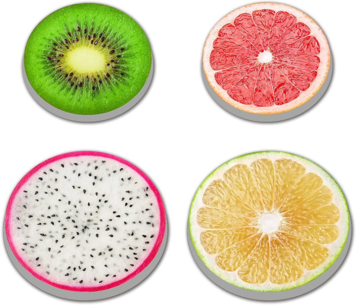 Walarky Fruit Ronde Metalen Kookplaat Covers 4-Stuk Kachel Plaat Fornuis Kookplaat Covers Voor Elektrische Fornuizen - ShopVlot