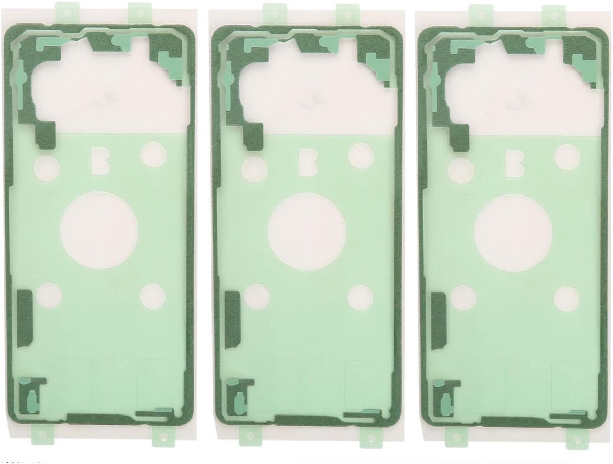 Back Cover Batterijkleefmiddel voor Galaxy S10+ Plus G975, 3 Stuks Dubbelzijdige Vervangende Lijm, Precisie Snedes, Eenvoudig Schoonmaken en Toepassen