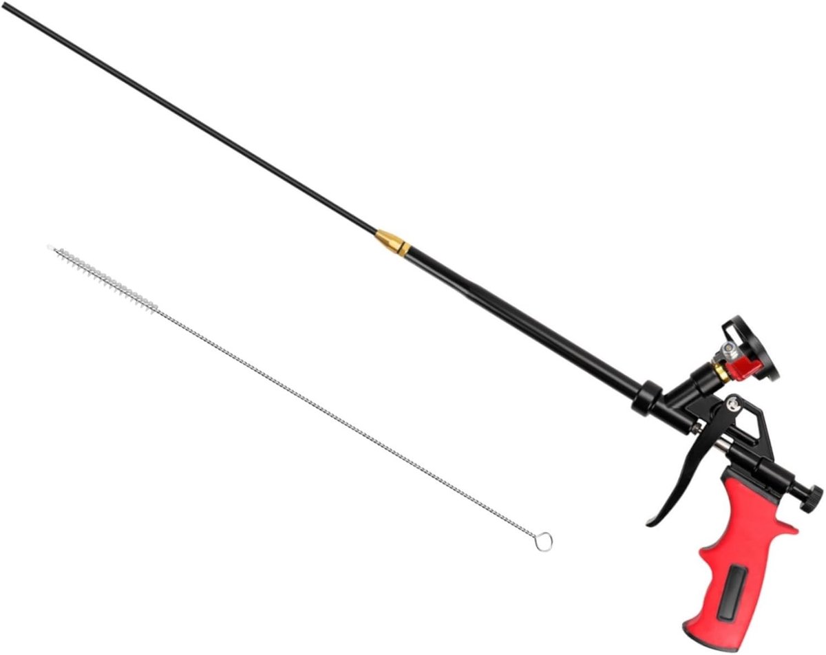 Professionele PU Schuimspuit, 63 cm Lange Spuitpistool voor Sealen en Vullen van Kieren, Geschikt voor Bouwprojecten en Isolatie