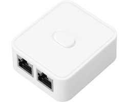 Netwerk Switch - Ethernet Splitter - Netwerk Uitbreiden - 1000Mbps Gigabit Snelheid - 2 Poorten - Wit