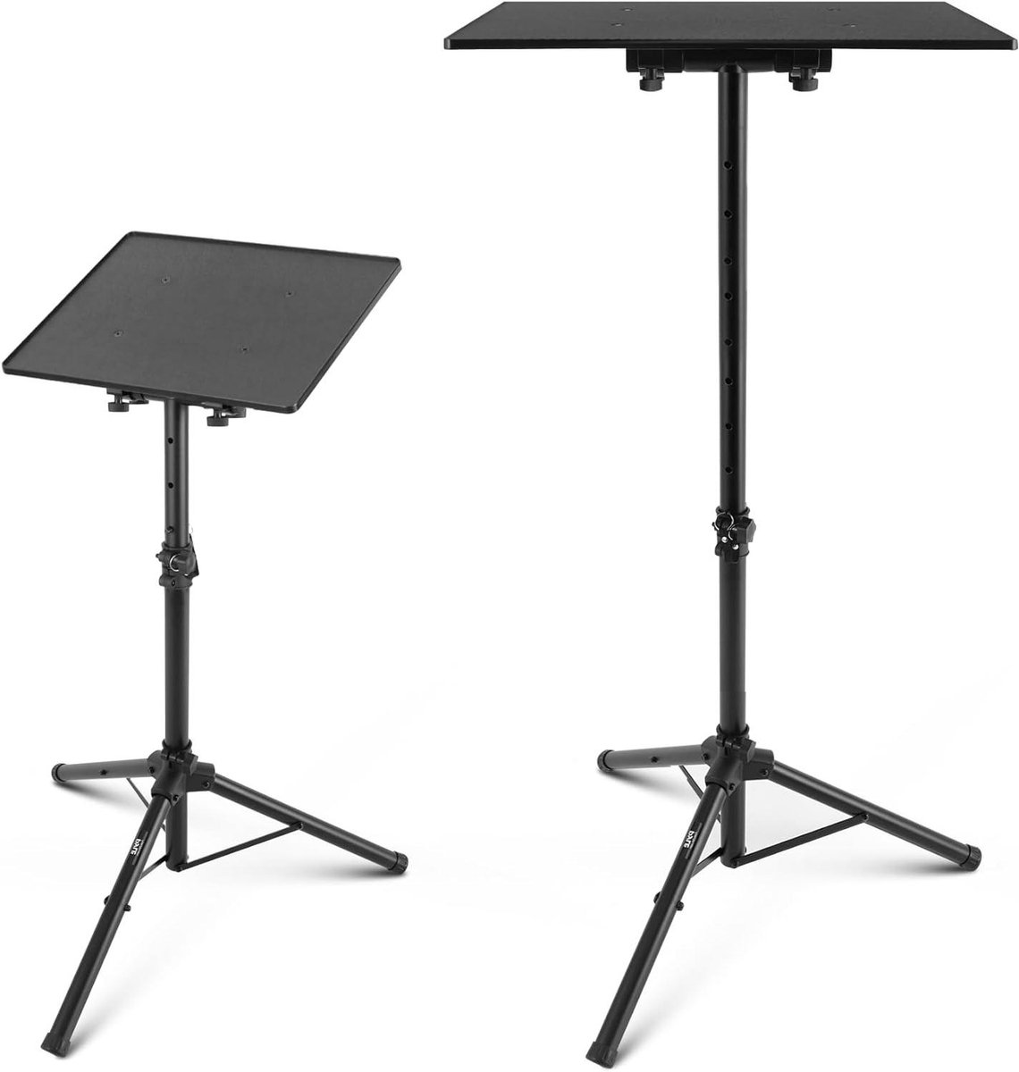Laptopstandaard - Projectorstandaard Monitorstand - Presentaties Muziek - Verstelbare Hoogte - 100 cm - Zwart