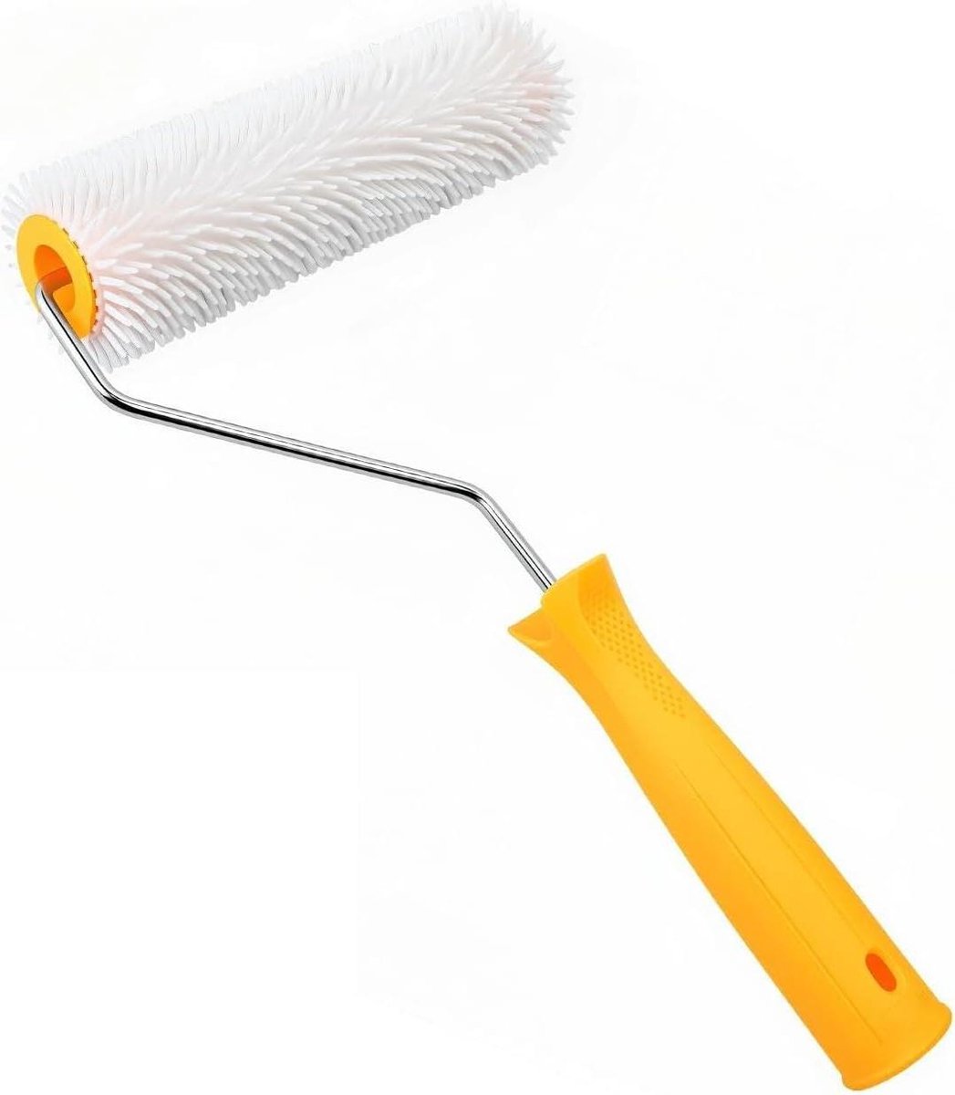 Ontluchtingsroller - Stekelroller compensatiemassa - Vloercoating gladmaken - Efficiënte luchtverwijdering - 23 cm - Oranje
