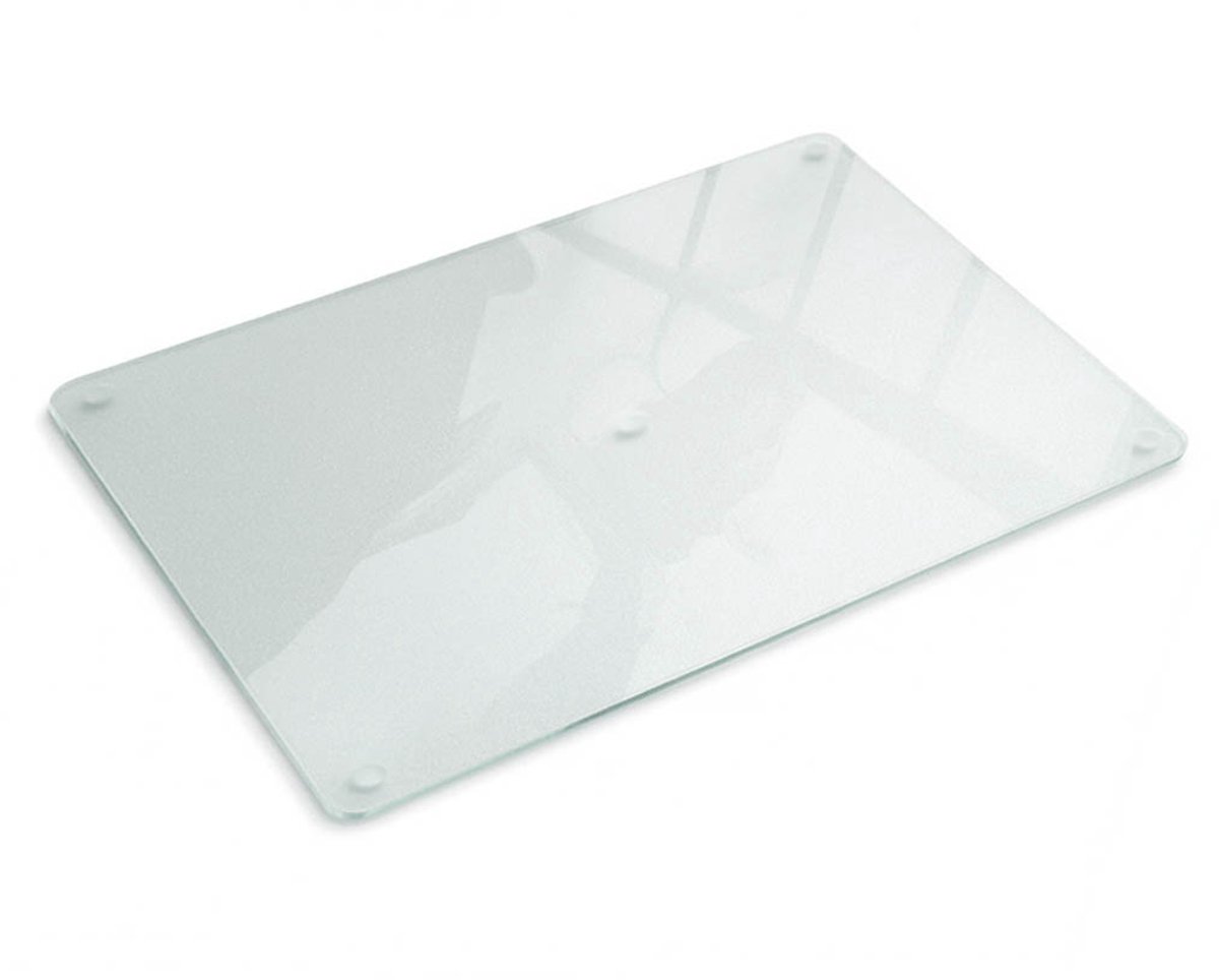 ArtPrintCave – Halftransparante Glazen Keukenbeschermer – Matglas Effect – Glazen Keukenplaat – Werkblad- en Kookplaatbescherming – 52x30 cm