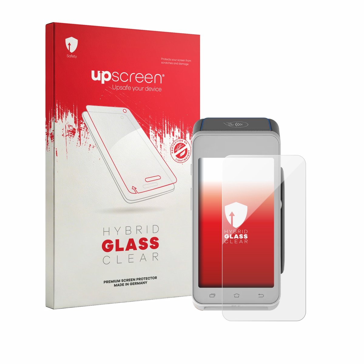 upscreen - Screenprotector voor Pax A910S - Folie Beschermfolie Beschermglas transparant