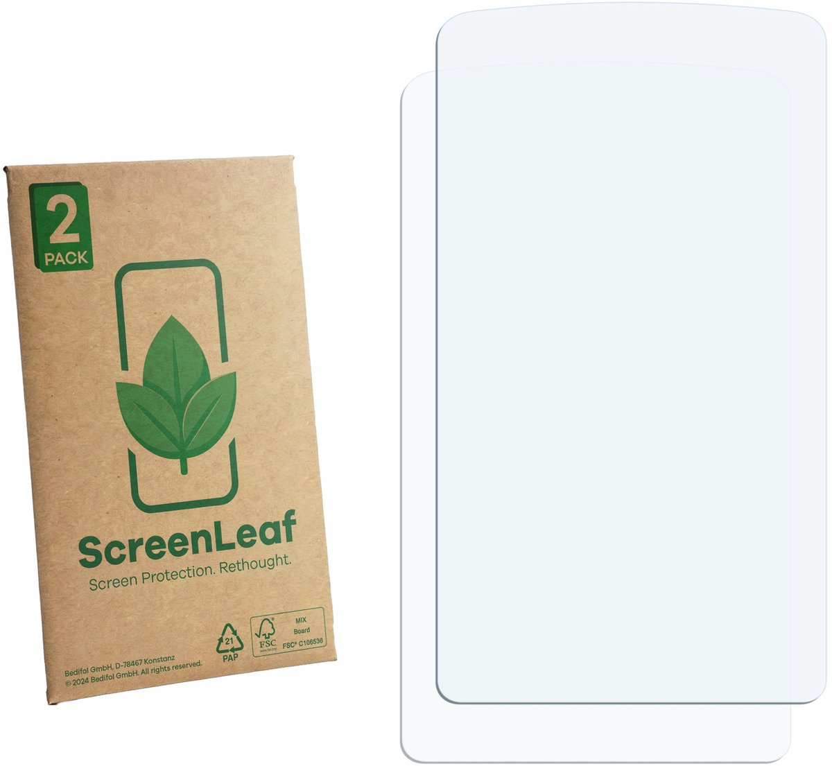 2 Stuks Screenprotector voor Stonex S55 Android Rugged Controller - Hoogwaardige Beschermfolie transparant