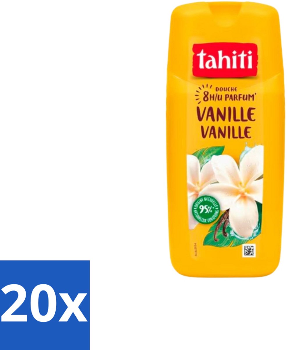 Tahiti – Douchegel – Vanille - 315 ml - Bulkverpakking - 20 stuks