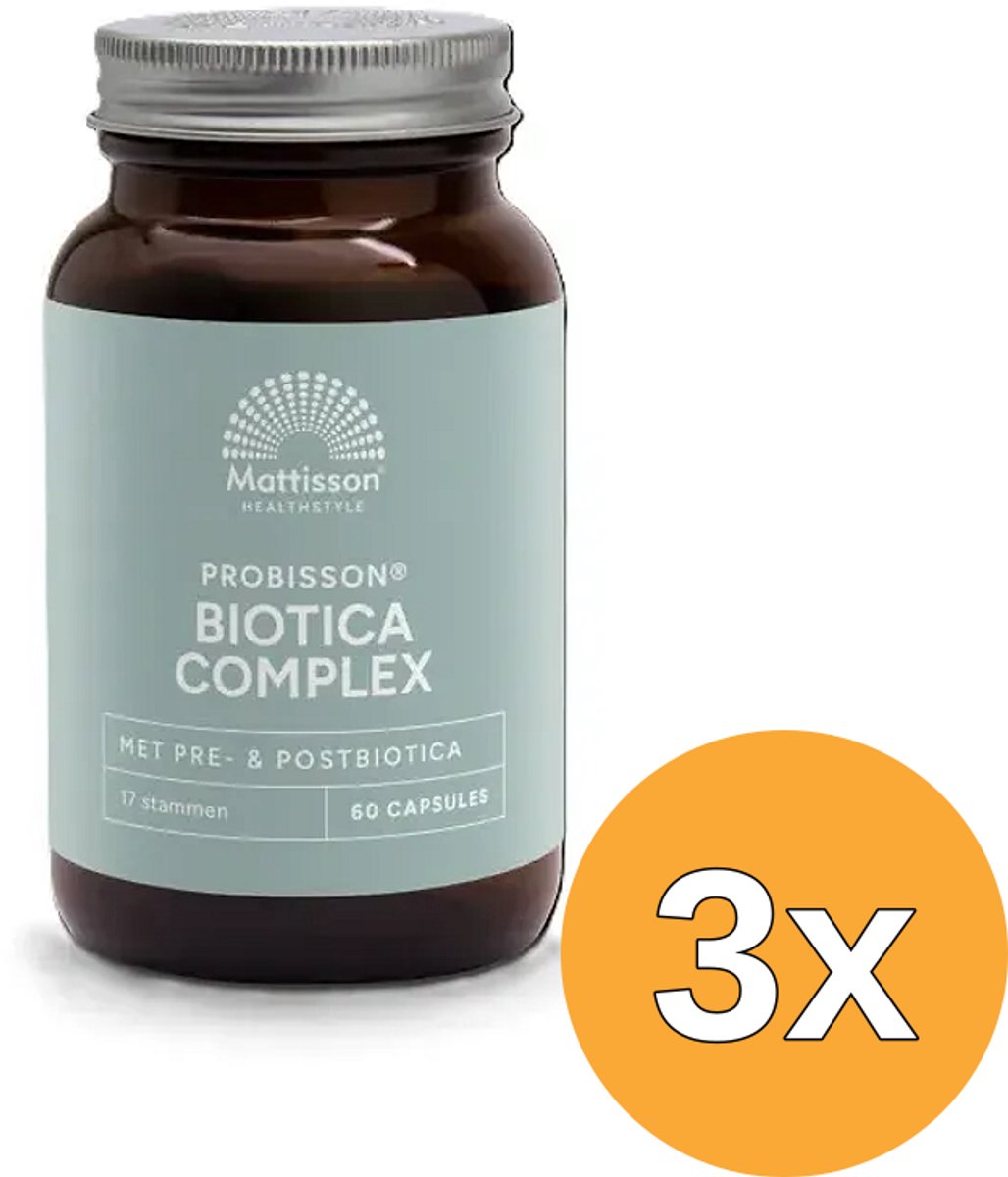 3x Mattisson Probisson Biotica Complex (60 capsules)