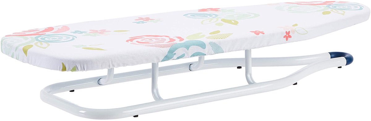 Famanu – Strijkplank voor op tafel, 77 x 29 cm, wit, ideaal voor kleine ruimtes en eenvoudig op te bergen