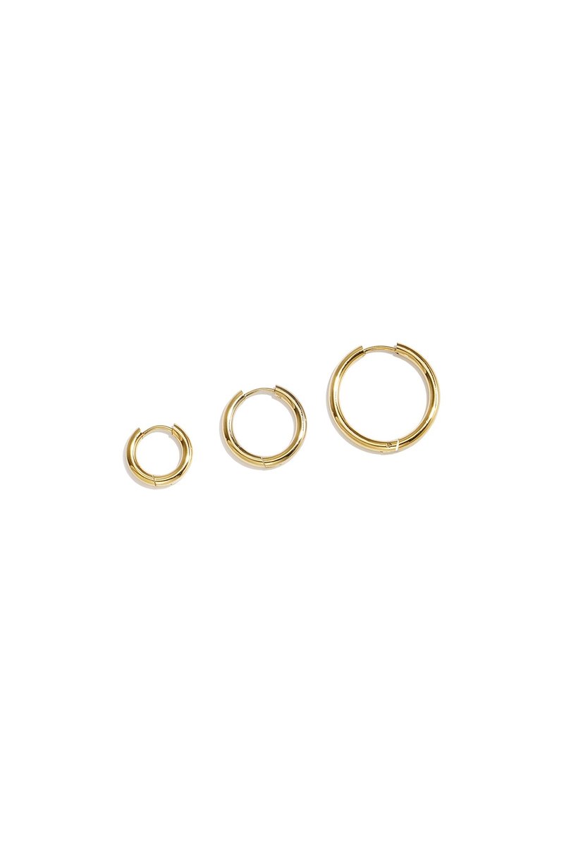 Niva - Oorbellen Set - Stainless Steel - - Zilver