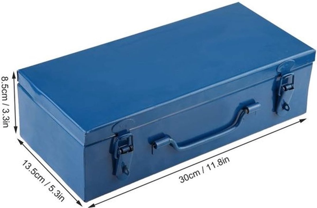 Drive Impact Socket Set - 10-delige Dopsleutelset - Hoogwaardig chroom-vanadium - Draagbaar - Geschikt voor voertuigen - Robuuste opbergdoos