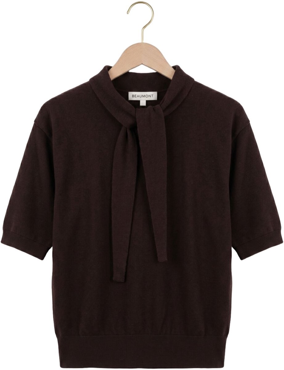 Beaumont Frankie Pullover Truien & vesten Dames - Sweater - Hoodie - Vest- Bruin - Maat XXL