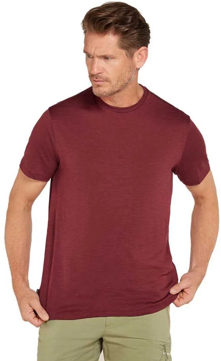 Icebreaker Merino 150 Tech Lite Iii T-shirt Met Korte Mouwen Rood S Man