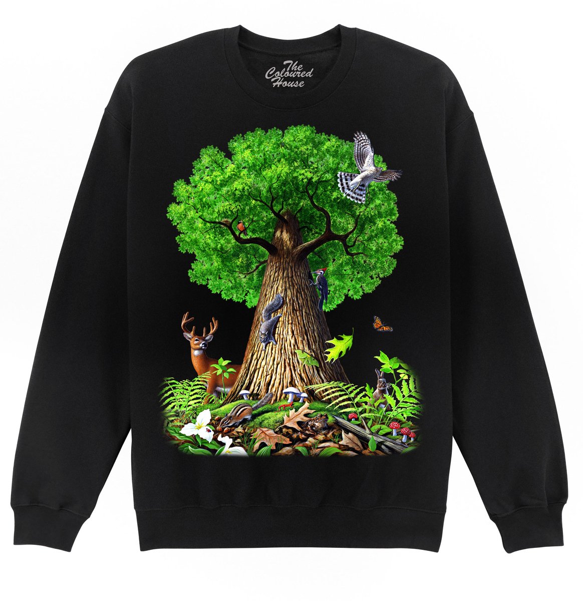Levensboom Dieren Tree Of Life Animals The Coloured House Sweater S