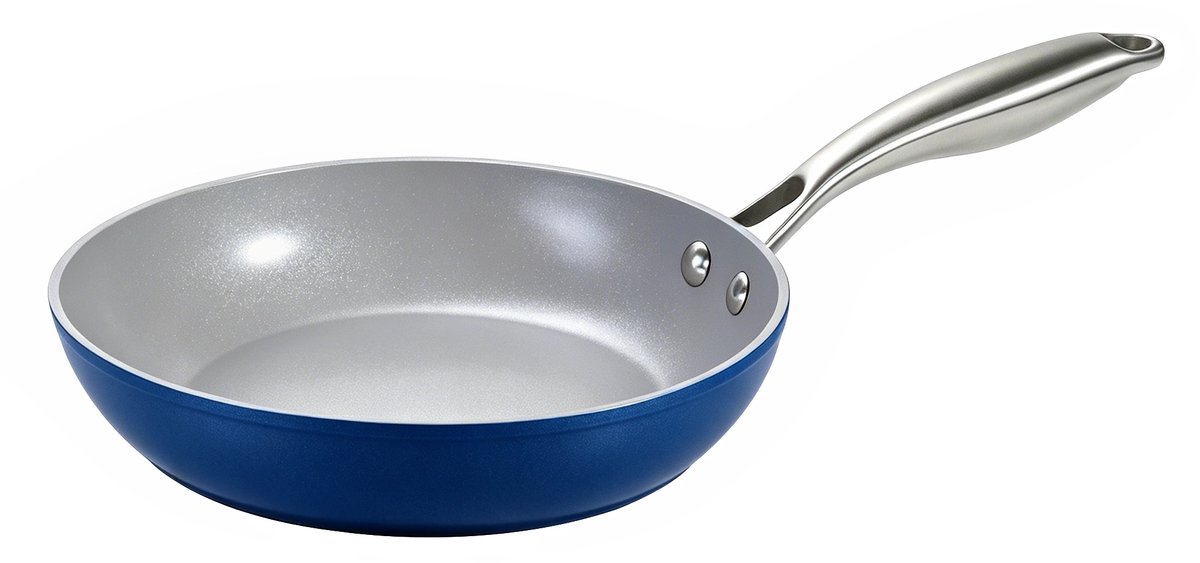 Koekenpan 20 cm keramisch PFAS-vrij – Terra Blauw
