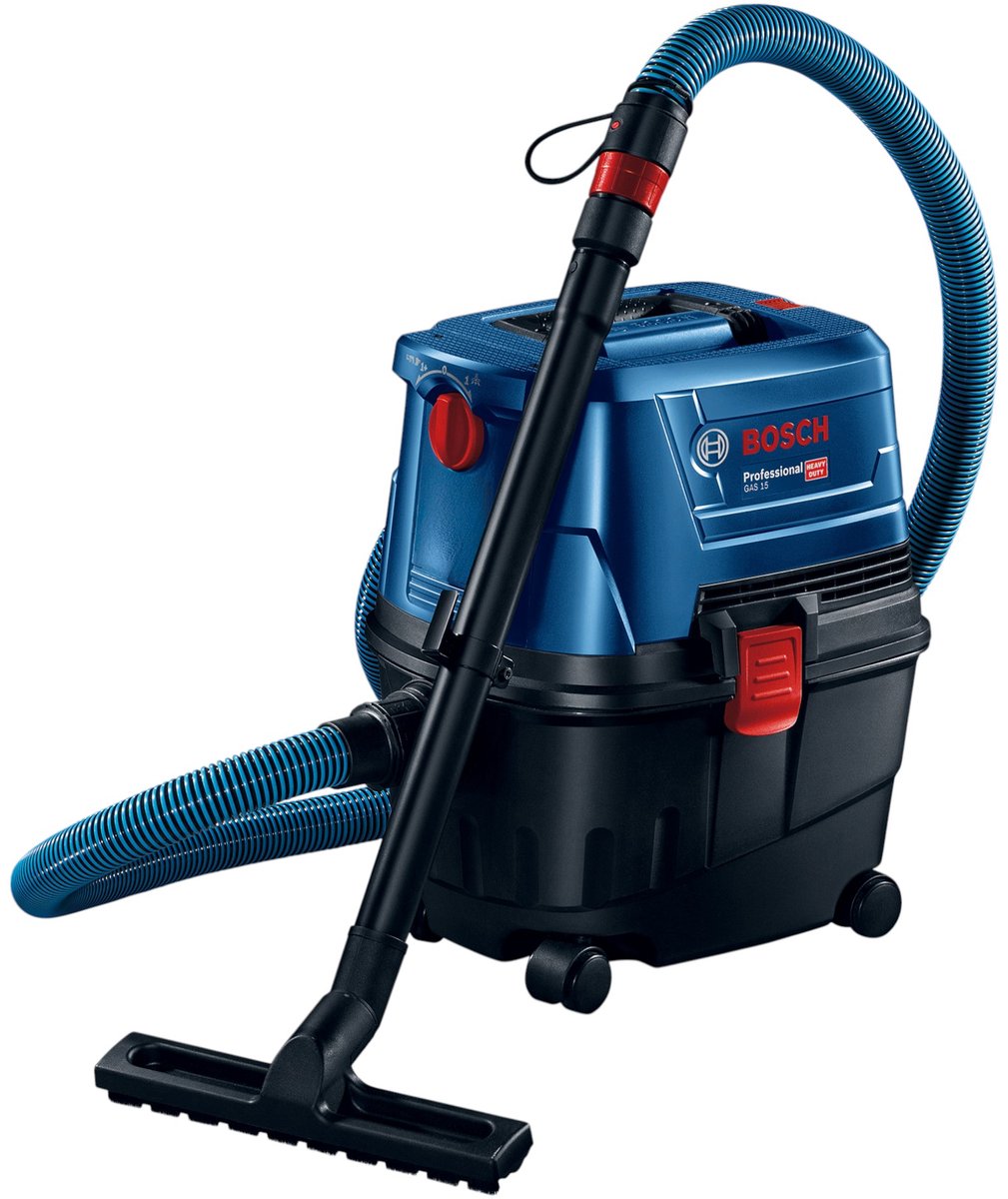 Bosch GAS 15 15 l Trommelstofzuiger Droog en nat 1100 W Combi