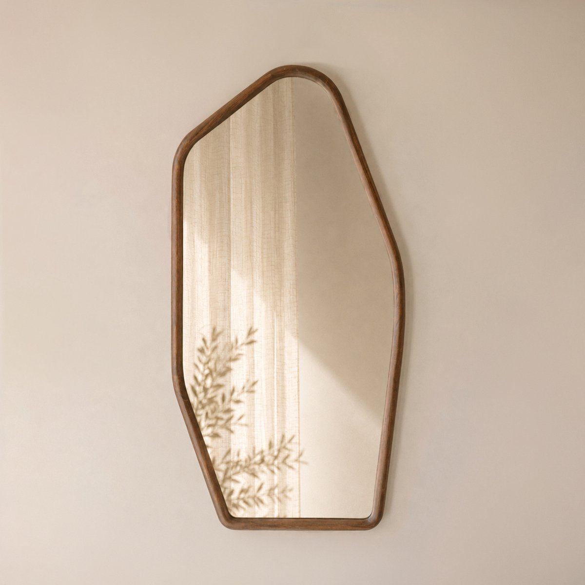 Indore Home Organische spiegel Abel - 120 x 65 cm - Hout