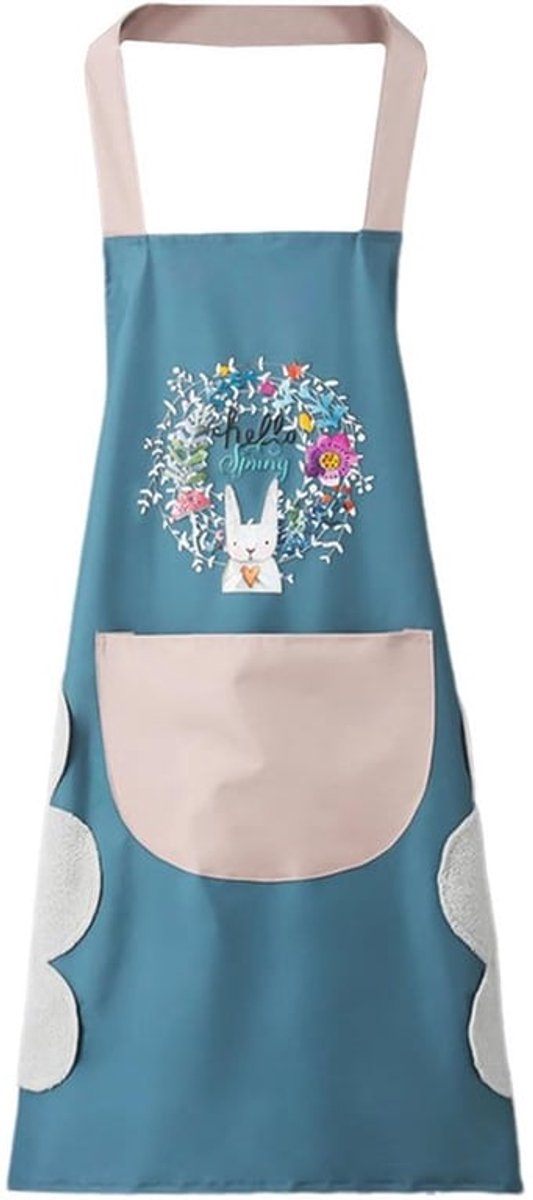 Damesschort Waterdicht - Keukenschort - Praktisch - Opvouwbaar - 70 x 65 cm - PVC Materiaal