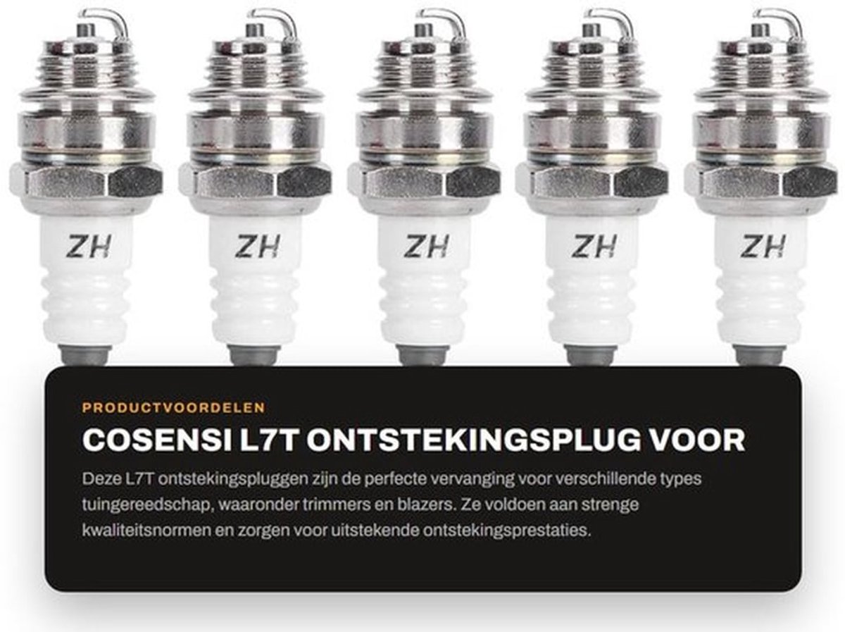 L7T Ontstekingsplug voor Tuingereedschap (5 stuks)