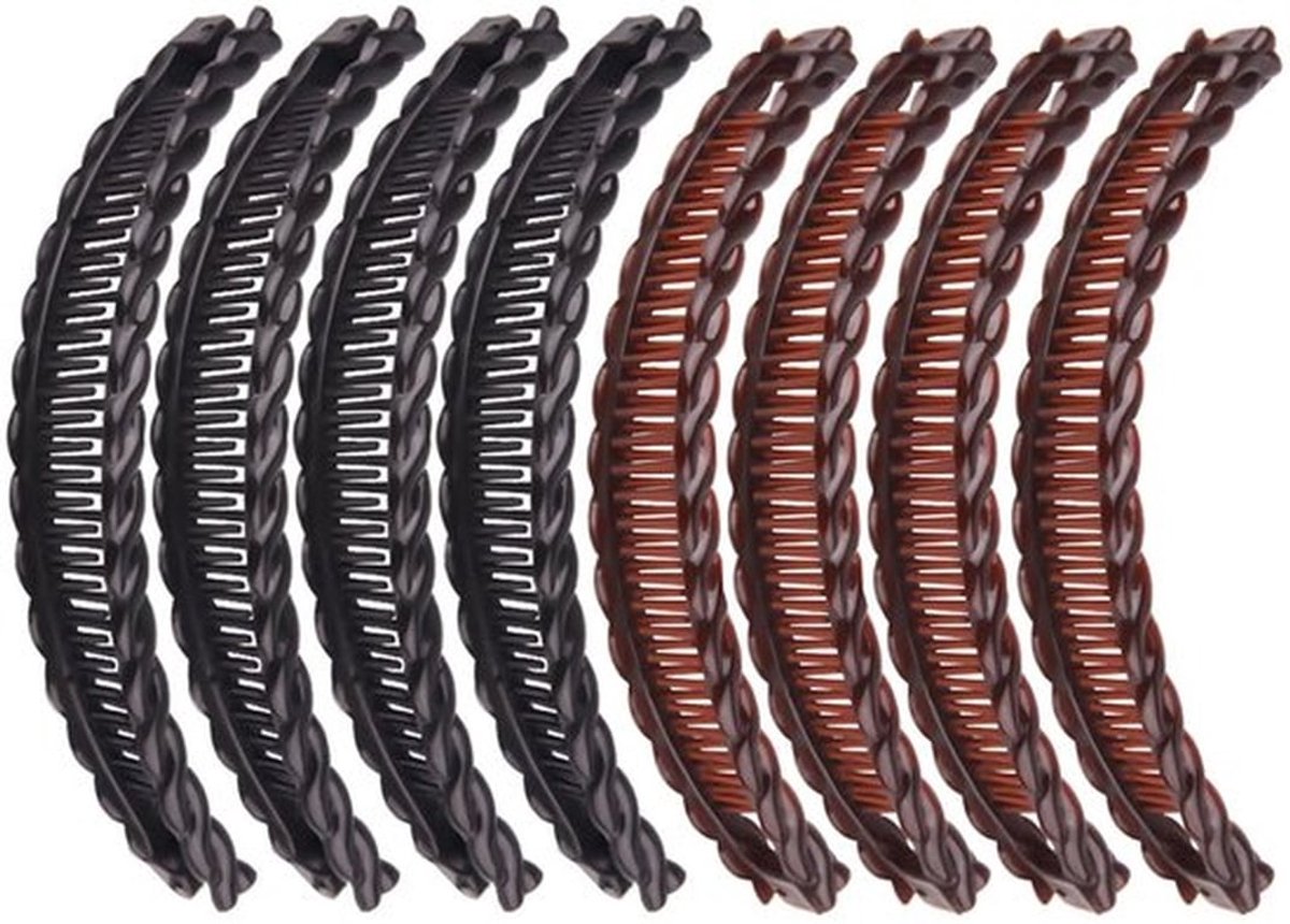 Haarspelden Waterdicht - Bananenklem/Paardenstaartclips - Retrostijl - Geschikt voor Dik/Dun Haar - Lichtgewicht Ontwerp - Comfortabele Grip - Haarklem