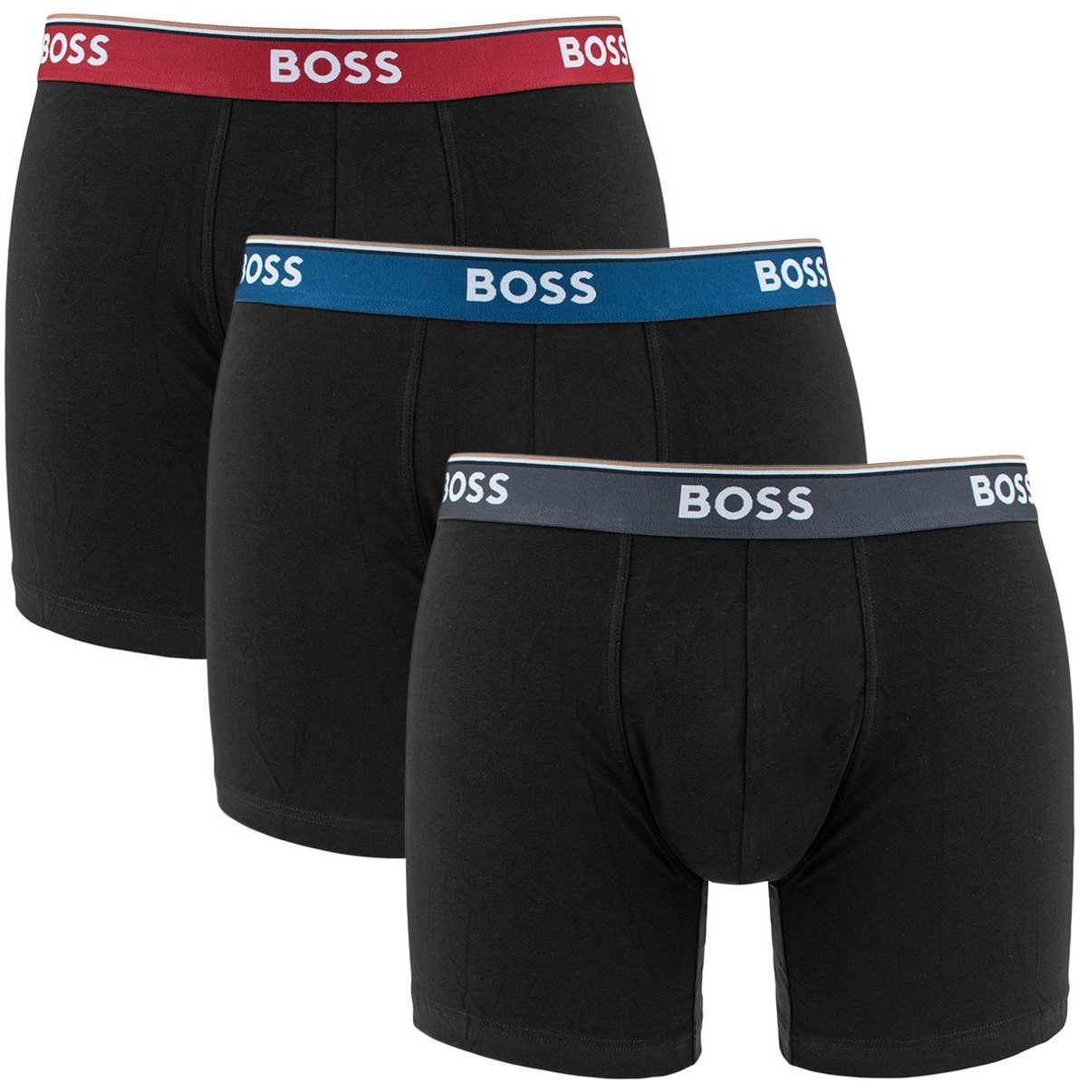 Hugo Boss heren BOSS power 3P boxers basic combi zwart IX