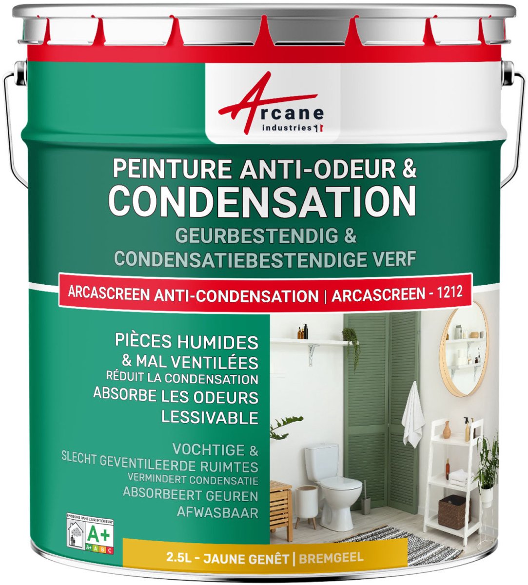 Anti-condensatieverf, anti-geurverf voor vochtige ruimtes: ARCASCREEN ANTI-CONDENSATION