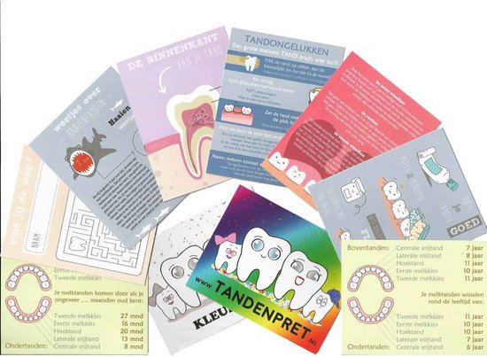Toothwonders - Tandenboekje Neptunes - Het Boekje Bestaat Uit Een Handige Houder Met Draaibare Vakjes Waarin Elke Tand Zijn Eigen Plekje Heeft - Magnetische Sluiting Om Het Boekje Te Sluiten - Perfect Als Cadeau! van Merkloos — afbeelding 3