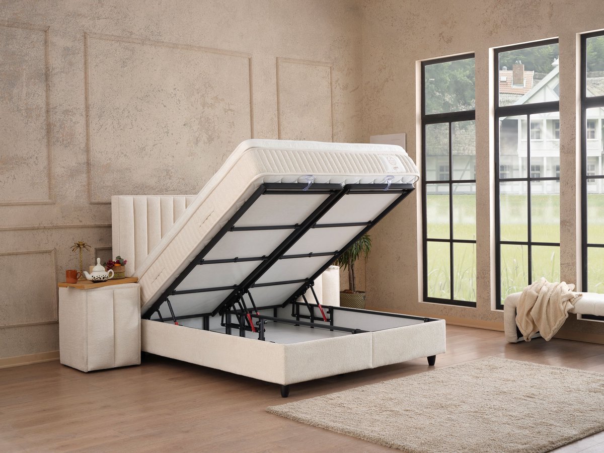 BSS Bedding Sydney Bellezza - Complete Boxspring - Boxspring 160x200 - Boxspring met Opbergruimte - Inclusief Dekbed thumbnail 2