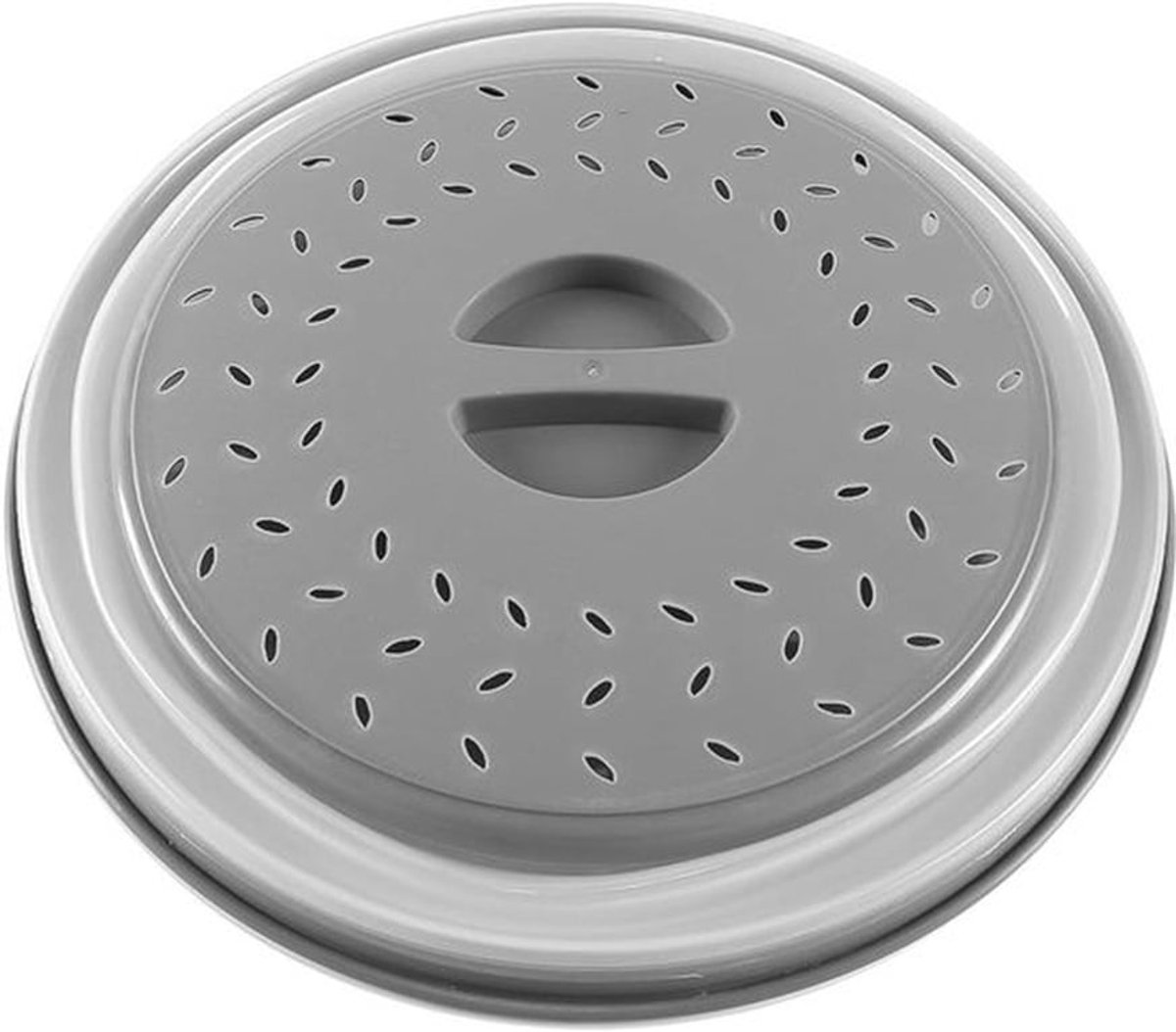 Magnetron Voedsel Deksel - Comprimeerbaar - Spatbescherming - Stoomventilatie - Handvat - Geschikt voor Alle Types - Magenta.