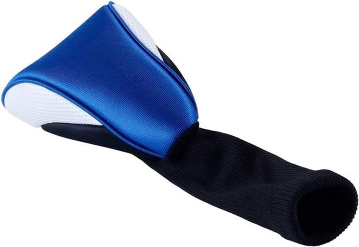 Golfclub hoofdkapjes set voor driver en hout - Beschermhoezen voor golfclubs - Professionele clubhoofdbeschermers - Blauw en wit - Geschikt voor golfclubs - 3 stuks