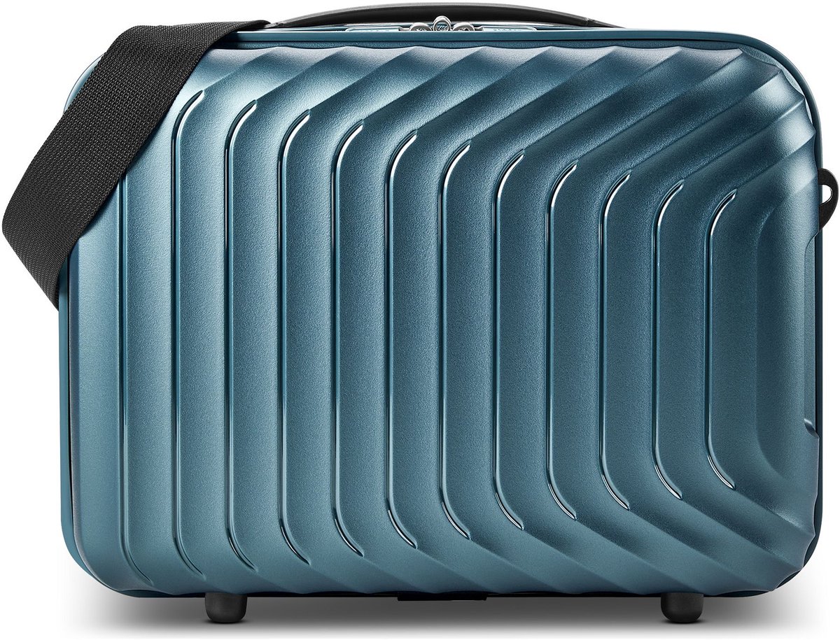 Redolz Essentials 01 Beautycase 34 cm - 13 L - Ritssluiting - blue metallic