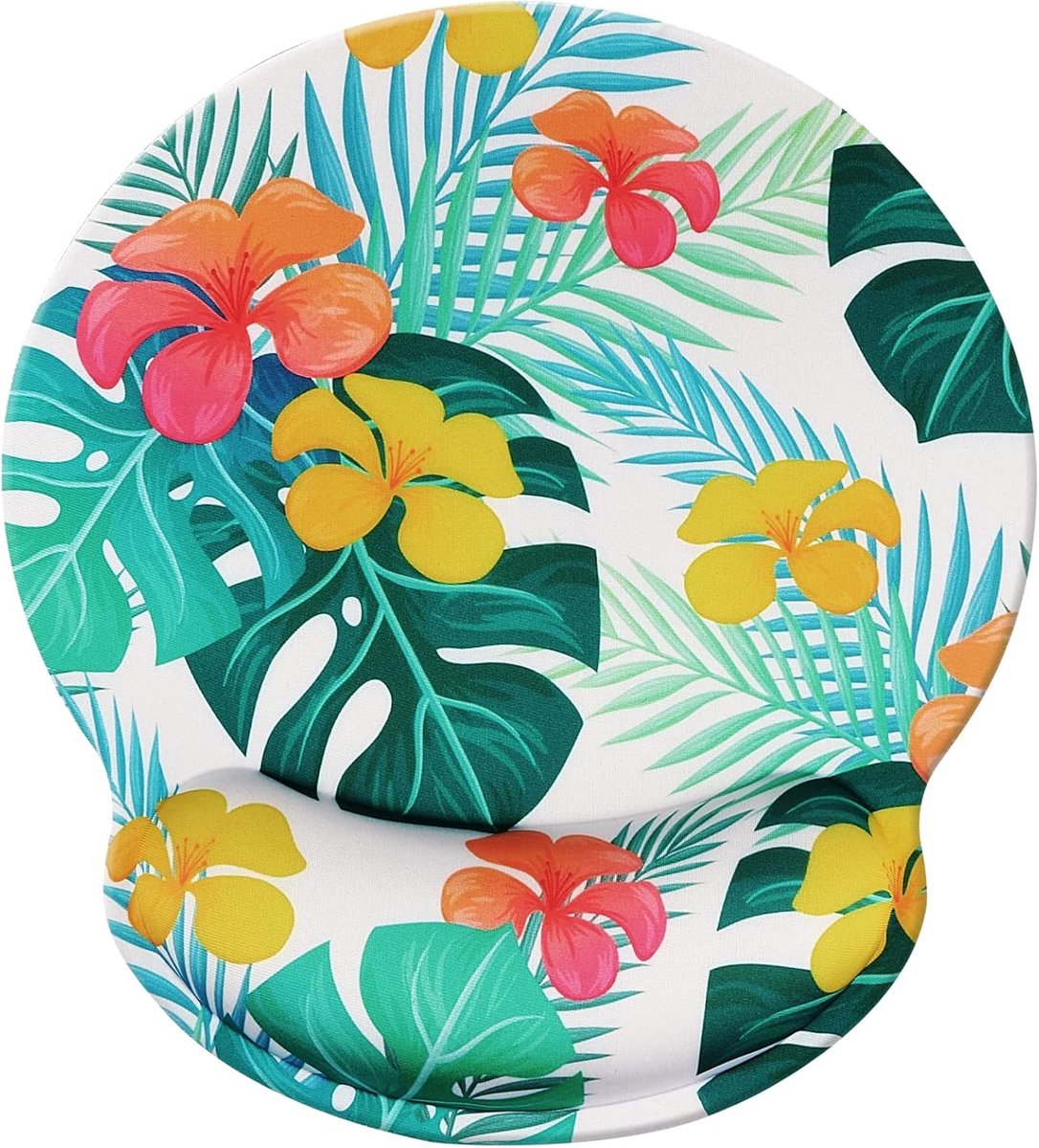 SnelShoppen - Ergonomische Mouse Pad met Polssteun, Zwart Geheugenschuim, Antislip, 25x23 cm, Perfect voor Thuis en Kantoor
