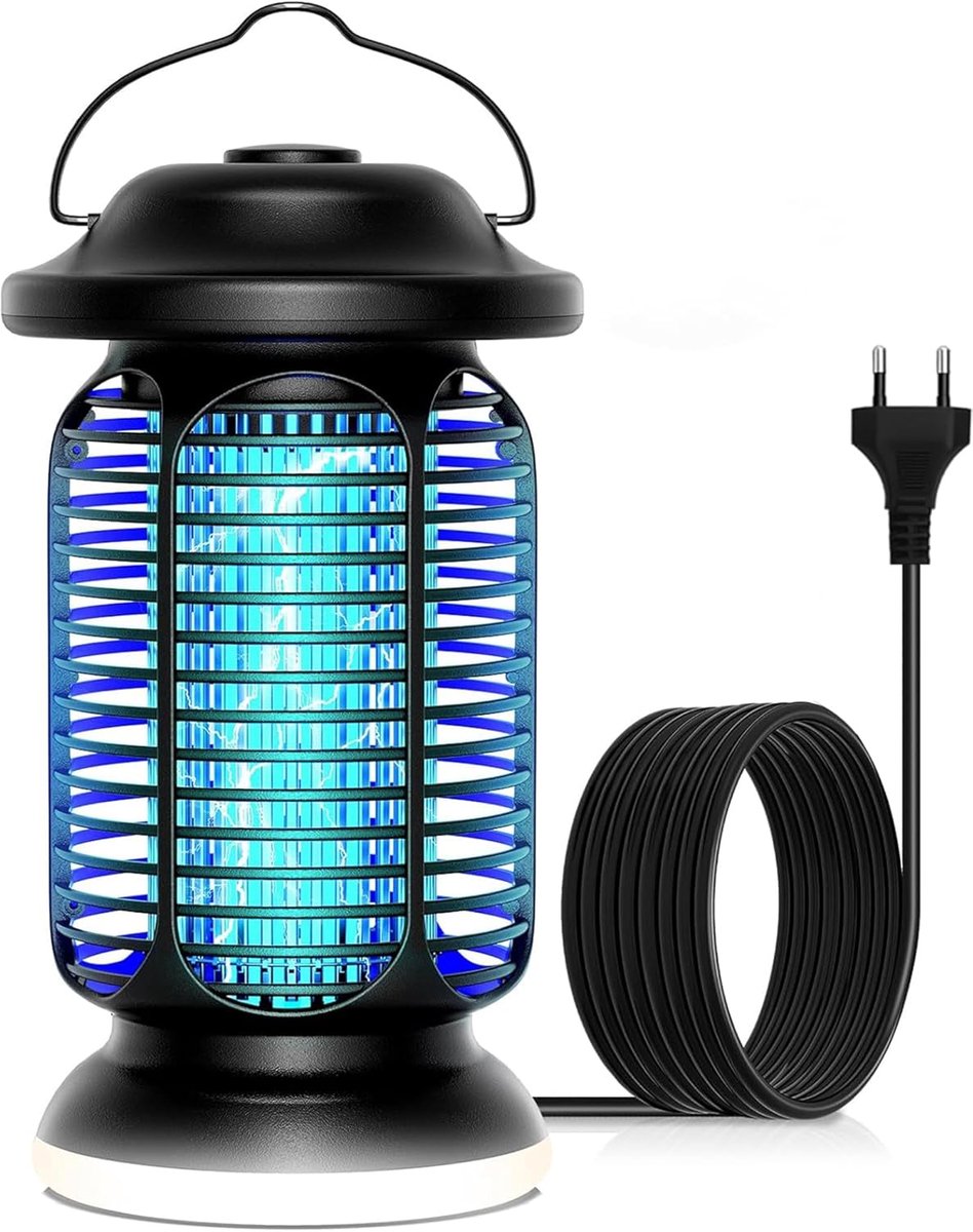 SnelShoppen - 20W Elektrische Muggenlamp, 3500V Vliegval, LED Insectenbestrijding, Waterdicht, voor Binnen en Buiten, Tuin, Keuken, Camping