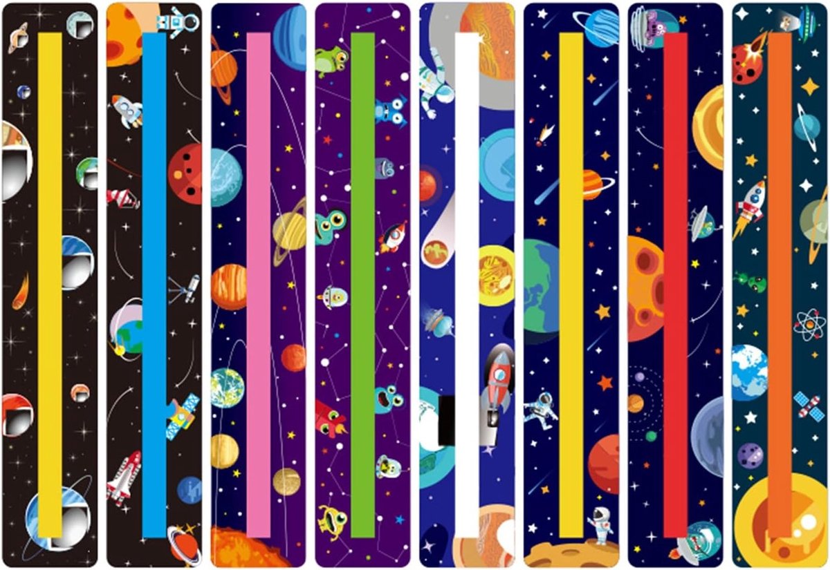 Kleurige LED leesstrips en markeringen voor dyslexie, ideaal voor kinderen en volwassenen