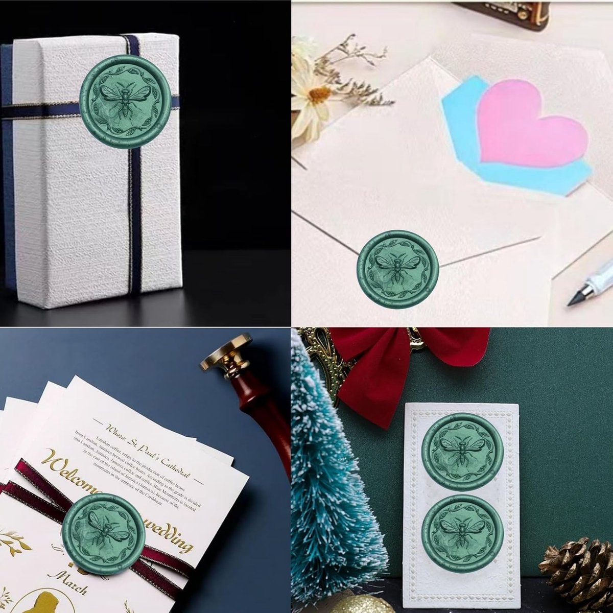 SnelShoppen - Wax Seal Sticks 1 cm Olijfgroen - 10 Stuks Lijmpistool Wachs Seal Sticks voor Brieven, Wenskaarten, Trouwen, Feesten, Uitnodigingen