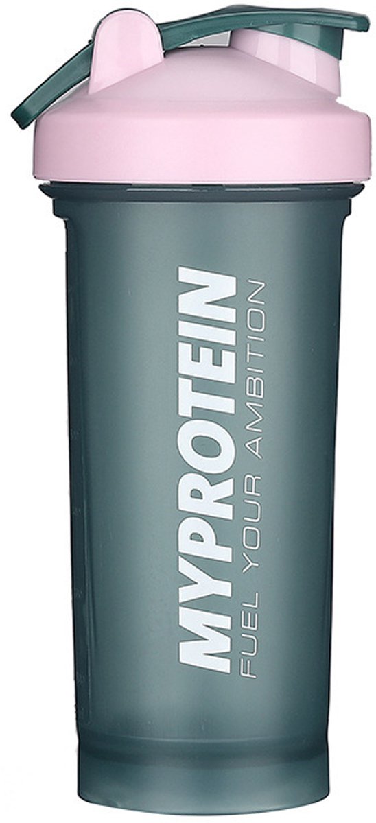QTTVBTNA -Eiwitshaker - 600 ml Shaker - Proteïne Shaker - Groen, food-grade PP5, BPA-vrij - Met precisieschaal,lekvrij deksel, draaglus, mengbal - Voor sportschool, fitness en reis - Makkelijk schoon te maken